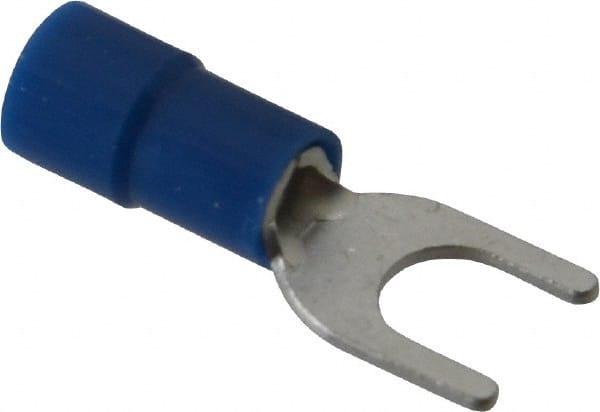 Thomas & Betts - #10 Stud, 16 to 14 AWG Compatible, Partially Insulated, Crimp Connection, Standard Fork Terminal - A1 Tooling