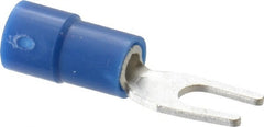 Thomas & Betts - #6 Stud, 16 to 14 AWG Compatible, Partially Insulated, Crimp Connection, Standard Fork Terminal - A1 Tooling