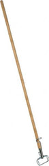 PRO-SOURCE - 60" Standard Wood Quick Connect Mop Handle - Metal Connector, Use with Wet Mops - A1 Tooling