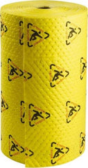 Brady SPC Sorbents - 80 Gal Capacity per Package, Chemical/Hazmat Roll - 300' Long x 30" Wide, Yellow, Polypropylene - A1 Tooling