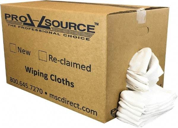 PRO-SOURCE - 25 Inch Long x 16 Inch Wide Virgin Cotton Surgical Towels - White, Huck Toweling, Lint Free, 25 Lbs. at 4 to 6 per Pound, Box - A1 Tooling