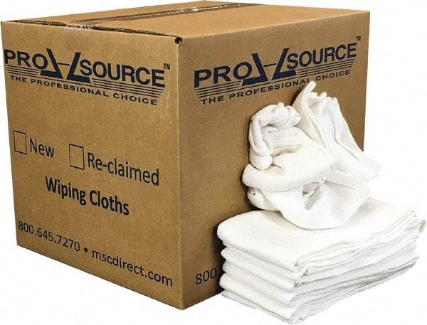 PRO-SOURCE - 25 Inch Long x 16 Inch Wide Virgin Cotton Surgical Towels - White, Huck Toweling, Lint Free, 10 Lbs. at 4 to 6 per Pound, Box - A1 Tooling