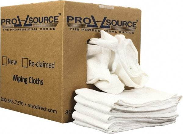 PRO-SOURCE - 25 Inch Long x 16 Inch Wide Virgin Cotton Surgical Towels - White, Huck Toweling, Lint Free, 5 Lbs. at 4 to 6 per Pound, Box - A1 Tooling