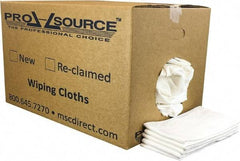 PRO-SOURCE - 12 Inch Long x 20 Inch Wide Virgin Cotton Diaper Rags - White, Lint Free, 25 Lbs. at 2 to 4 per Pound, Box - A1 Tooling