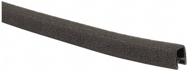 TRIM-LOK - 1/4 Inch Thick x 0.42 Wide x 25 Ft. Long, EPDM Rubber Edge Trim - Leather Texture - A1 Tooling