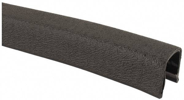 TRIM-LOK - 3/4 Inch Thick x 0.92 Wide x 25 Ft. Long, EPDM Rubber Jumbo Edge Trim - Pebble Texture - A1 Tooling