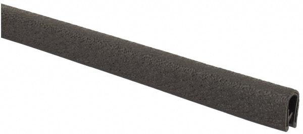 TRIM-LOK - 3/16 Inch Thick x 0.36 Wide x 25 Ft. Long, EPDM Rubber Edge Trim - Pebble Texture - A1 Tooling