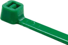 Value Collection - 14.6" Long Green Nylon Standard Cable Tie - 50 Lb Tensile Strength, 106mm Max Bundle Diam - A1 Tooling