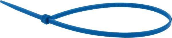 Value Collection - 9.8" Long Blue Nylon Standard Cable Tie - 40 Lb Tensile Strength, 70mm Max Bundle Diam - A1 Tooling