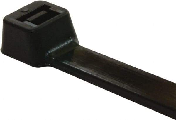 Value Collection - 27.9" Long Black Nylon Standard Cable Tie - 175 Lb Tensile Strength, 185mm Max Bundle Diam - A1 Tooling