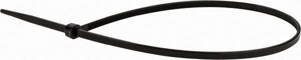 Value Collection - 11.4" Long Black Nylon Standard Cable Tie - 40 Lb Tensile Strength, 82mm Max Bundle Diam - A1 Tooling