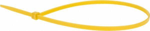 Value Collection - 14.6" Long Yellow Nylon Standard Cable Tie - 50 Lb Tensile Strength, 106mm Max Bundle Diam - A1 Tooling