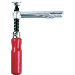 Bessey - 2,000 Lb Clamping Pressure, Steel, Straight Handle, SLV Bar & Pipe Clamping Arm - 5-1/2" Throat Depth - A1 Tooling