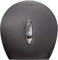 Georgia Pacific - Jumbo Single Roll Plastic Toilet Tissue Dispenser - 13-11/16" Wide x 14-9/32" High x 5-3/4" Deep, Gray - A1 Tooling