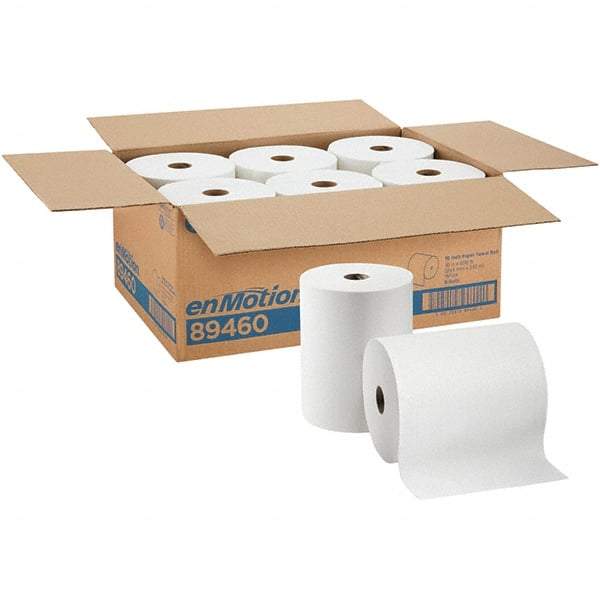 Georgia Pacific - Hard Roll of 1 Ply White Paper Towels - 10" Wide, 800' Roll Length - A1 Tooling