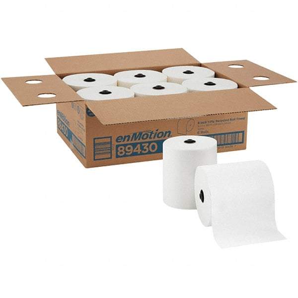 Georgia Pacific - Hard Roll of 1 Ply White Paper Towels - 8-1/4" Wide, 700' Roll Length - A1 Tooling