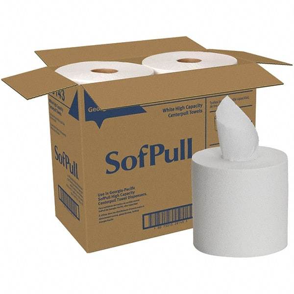 Georgia Pacific - Center Pull Roll of 1 Ply White Paper Towels - 7-3/4" Wide - A1 Tooling