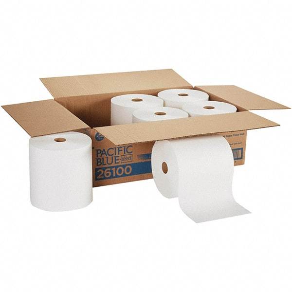 Georgia Pacific - Hard Roll of 1 Ply White Paper Towels - 7-7/8" Wide, 1,000' Roll Length - A1 Tooling