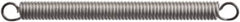 Associated Spring Raymond - 50.8mm OD, 178.79 N Max Load, 356.87mm Max Ext Len, Stainless Steel Extension Spring - 6.6 Lb/In Rating, 6.97 Lb Init Tension, 228.6mm Free Length - A1 Tooling