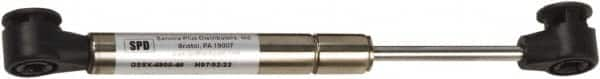 Associated Spring Raymond - 0.394" Rod Diam, 0.866" Tube Diam, 70 Lb Capacity, Gas Spring - Extension, 36.3" Extended Length, 15.2" Stroke Length, Metal Ball Socket, Uncoated Piston - A1 Tooling