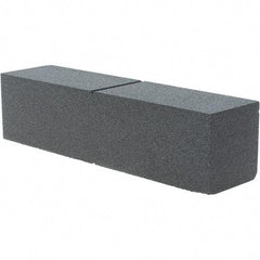 Made in USA - 80 Grit Silicon Carbide Rectangular Roughing Stone - Hard Grade, 2" Wide x 8" Long x 2" Thick - A1 Tooling