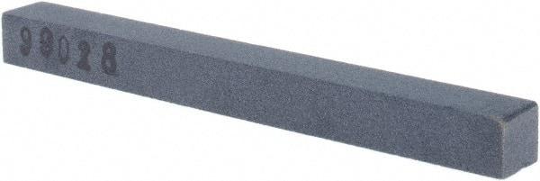 Made in USA - 3/8" Wide x 4" OAL x 3/8" Thick, Silicon Carbide Sharpening Stone - Square, Fine Grade, 280 Grit - A1 Tooling