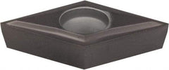 Kennametal - DCGT432 LF Grade KCU10 Carbide Turning Insert - AlTiN Finish, 55° Diamond, 1/2" Inscr Circle, 3/16" Thick, 1/32" Corner Radius - A1 Tooling