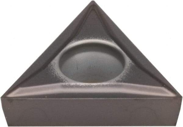 Kennametal - TCGT32.51 LF Grade KCU10 Carbide Turning Insert - AlTiN Finish, 60° Triangle, 3/8" Inscr Circle, 5/32" Thick, 1/64" Corner Radius - A1 Tooling