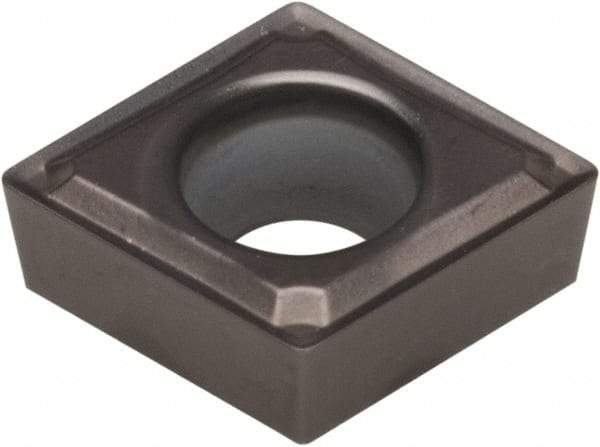 Kennametal - CCMT32.52 FW Grade KCU10 Carbide Turning Insert - AlTiN Finish, 80° Diamond, 3/8" Inscr Circle, 5/32" Thick, 1/32" Corner Radius - A1 Tooling