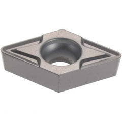 Kennametal - DCMT32.52 MW Grade KCU10 Carbide Turning Insert - AlTiN Finish, 55° Diamond, 3/8" Inscr Circle, 5/32" Thick, 1/32" Corner Radius - A1 Tooling