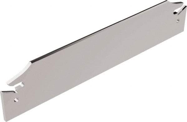 Seco - 0.843" Blade Height, 3/32" Blade Width, 4.72" OAL, Neutral Cut, Double End Indexable Cut-Off Blade - 150.10A Blade, 150.10 Series - A1 Tooling