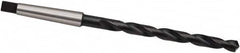 Guhring - Letter P, 1MT 118° Point High Speed Steel Taper Shank Drill Bit - Oxide Finish, 100mm Flute Length, 181mm OAL, Spiral Flute, Series 257 - A1 Tooling