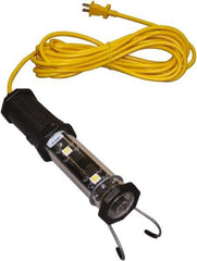 Made in USA - 120 VAC, 4 Watt, Electric, LED Portable Handheld Work Light - 25' Cord, 1 Head - A1 Tooling