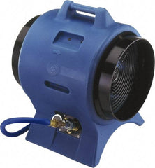 Schaefer Ventilation Equipment - 12" Inlet, Pneumatic Ventilation Fan - 1.5 hp, 2,063 CFM, Explosion Proof, 220 Max Voltage Rating - A1 Tooling