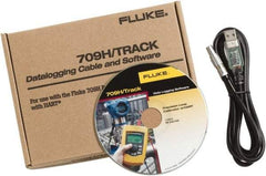 Fluke - Black/Yellow Electrical Test Equipment Software & Cable - Use with Fluke 709H Loop Calibrators - A1 Tooling