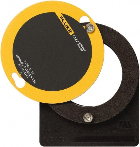 Fluke - 68mm (2.7") Diam, Infrared Viewing Window - 3,632mm (5.63") View Area, 2mm (0.08") Thickness, Use with Outdoor & Indoor, Thermal Imagers - A1 Tooling