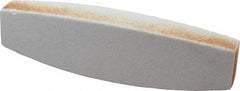 Grier Abrasives - 60 Grit Aluminum Oxide Boat (Shape) Polishing Stone - A1 Tooling