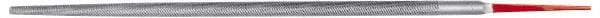 Simonds File - 10" Long, Second Cut, Round American-Pattern File - Double Cut, Tang - A1 Tooling