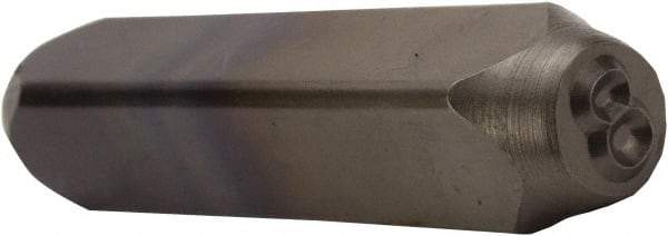 C.H. Hanson - 5/32" Character Size, 8 Character, Heavy Duty Individual Steel Stamp - A1 Tooling