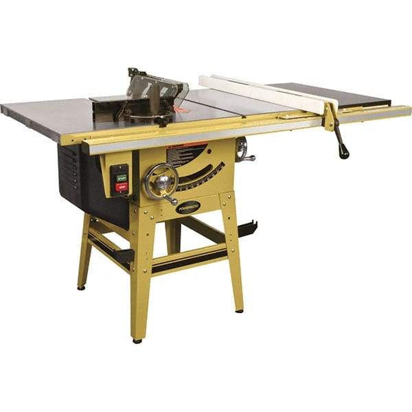 Jet - 10" Blade Diam, 5/8" Arbor Diam, 1 Phase Table Saw - 115/230 Volt, 3-1/8" Cutting Depth - A1 Tooling