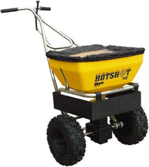 Meyer Products - 70 Lb Polypropylene Stainless Steel Walk Behind Broadcast Landscape Spreader - 13" Pneumatic Wheels - A1 Tooling