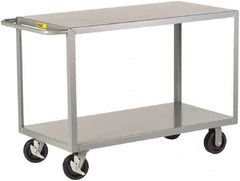 Little Giant - 3,600 Lb Capacity, 24" Wide x 53-1/2" Long x 36" High Shelf Cart - 2 Shelf, Steel - A1 Tooling