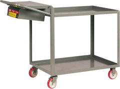 Little Giant - 1,200 Lb Capacity, 24" Wide x 52" Long x 40" High Shelf Cart - 2 Shelf, Steel - A1 Tooling