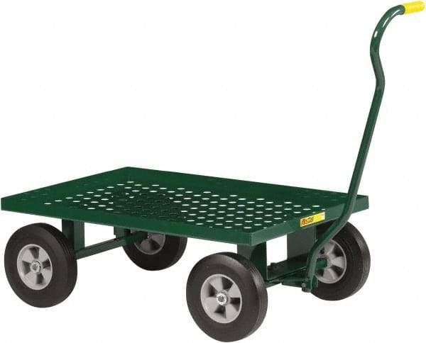 Little Giant - 1,200 Lb Capacity Steel Nursery Wagon - Steel Deck, 24" OAW, Solid Rubber Casters - A1 Tooling