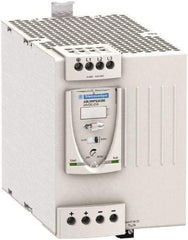 Schneider Electric - 480 Watt, 20 Amp, 380 to 500 VAC Input, 24 VDC Output, DIN Rail Power Supply - Screw Connection, 165mm Wide x 155mm Deep x 143mm High, 92-100% Efficiency, Green LED Output, Red LED Output - A1 Tooling