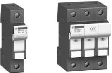 Schneider Electric - 1 Pole, 600 Volt, 30 Amp, DIN Rail Mount Fuse Holder - Compatible with CC Class, 17mm Wide Fuse - A1 Tooling