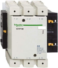 Schneider Electric - 3 Pole, 150 Amp at 440 VAC and 250 Amp at 440 VAC, Nonreversible IEC Contactor - Bureau Veritas, CCC, CSA, DNV, EN/IEC 60947-1, EN/IEC 60947-4-1, GL, JEM 1038, LROS, RINA, RMRoS, RoHS Compliant, UL Listed - A1 Tooling