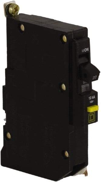 Square D - 20 Amp, 120 VAC, 1 Pole, Bolt On Residual Current Circuit Breaker with Overcurrent Protection - 14-8 AWG - A1 Tooling