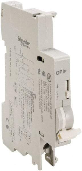 Schneider Electric - Circuit Breaker Auxiliary Switch - 12-125 VDC, 12-277 VAC Control Voltage, Use with C120 Protective Devices, C60 Protective Devices, N40 Protective Devices - A1 Tooling