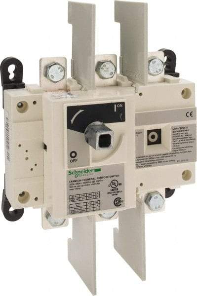 Schneider Electric - 600VAC at 50/60 Hz, 3 Pole, Nonfused Cam & Disconnect Switch - 7.09 Inch Wide x x 6.3 Inch High x x 3.74 Inch Deep - A1 Tooling